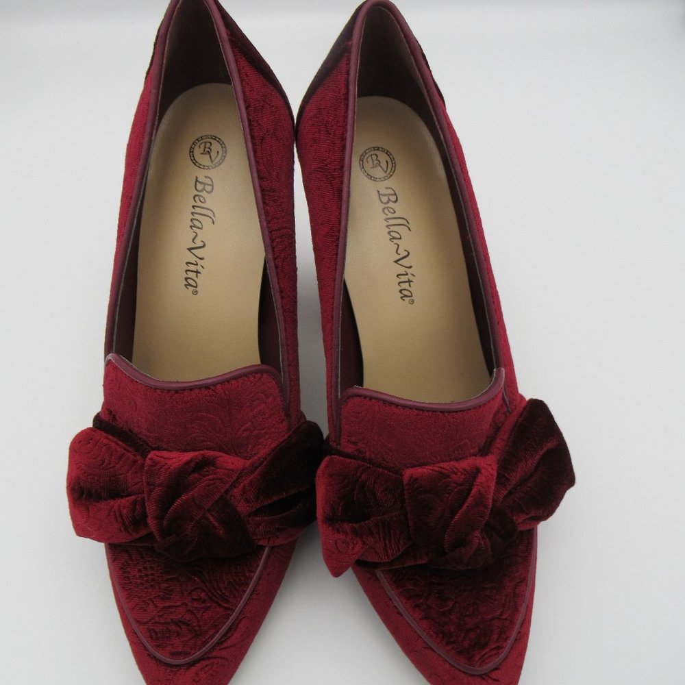 Bella Vita Block 4" Heel Velvet Tapestry 8W